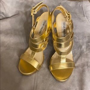 Steve Madden heel 6 gold